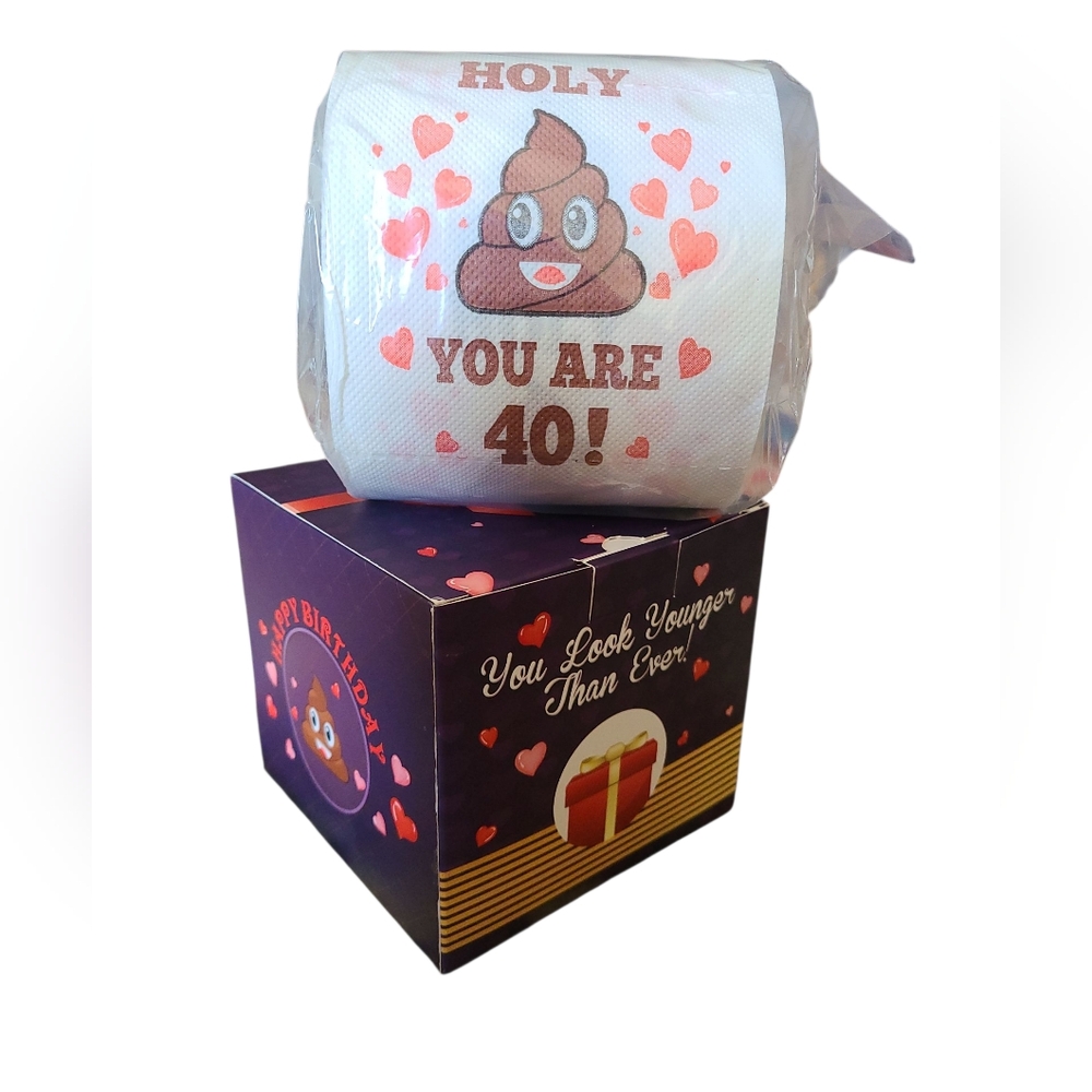 Funny Novelty 40TH Birthday Toilet Paper